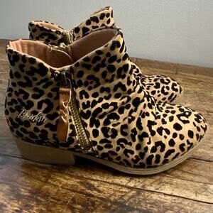 Blowfish Leopard Booties size‎ 4